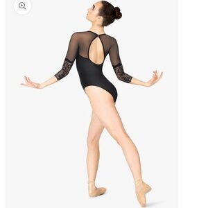 NEW Ladies Mariia 3/4 Sleeve Lace Leotard NWT